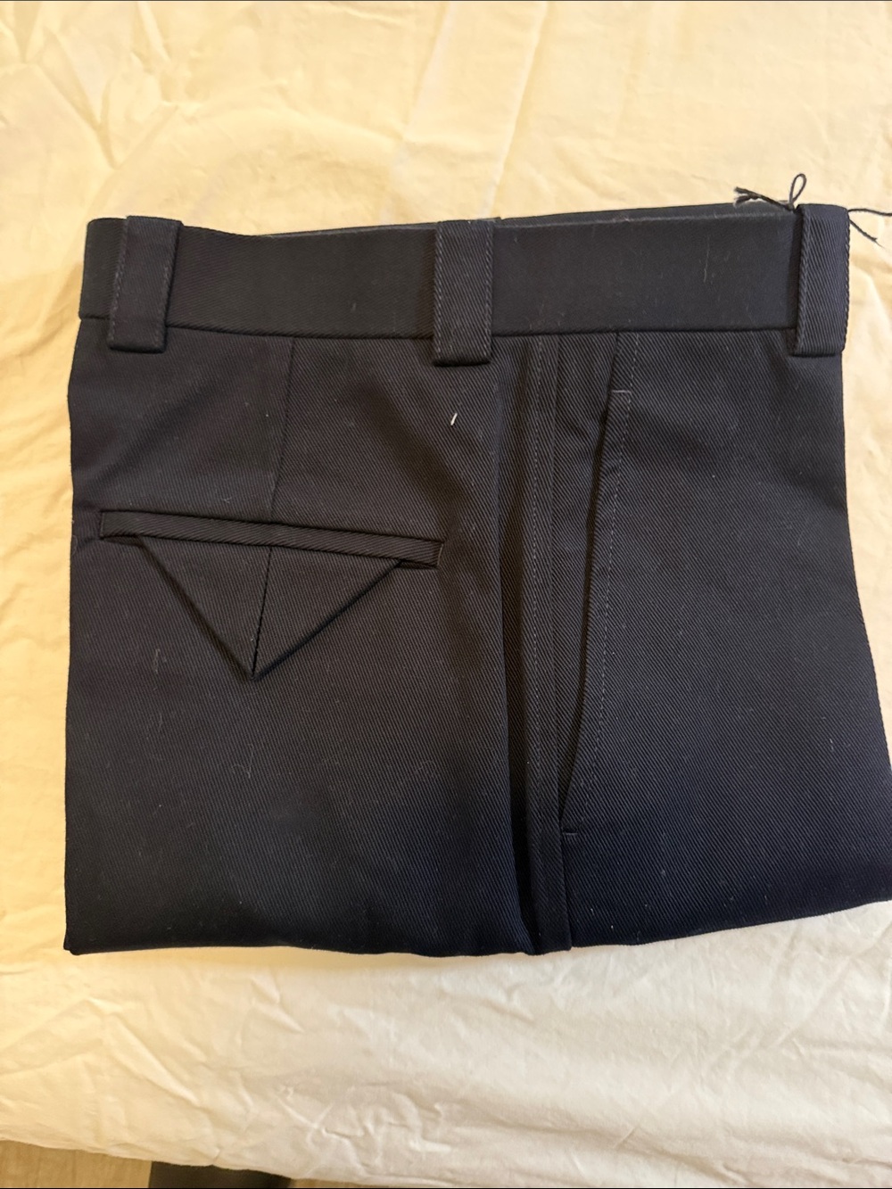 Bottega Veneta Men's Dark Navy Straight-Leg Trousers - Picture 6 of 6